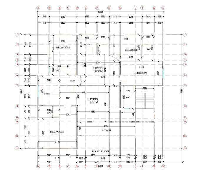 Architect reviewing building plans on site